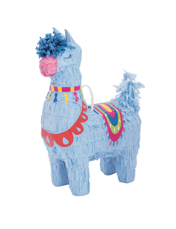 Mini Piñata Lama Blue 16 cm