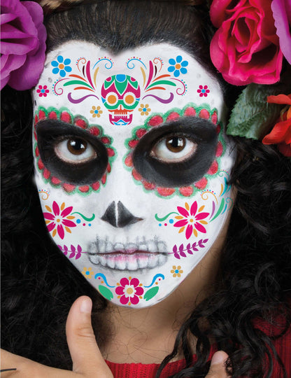 Гримове за грим dia de los muertos enfant