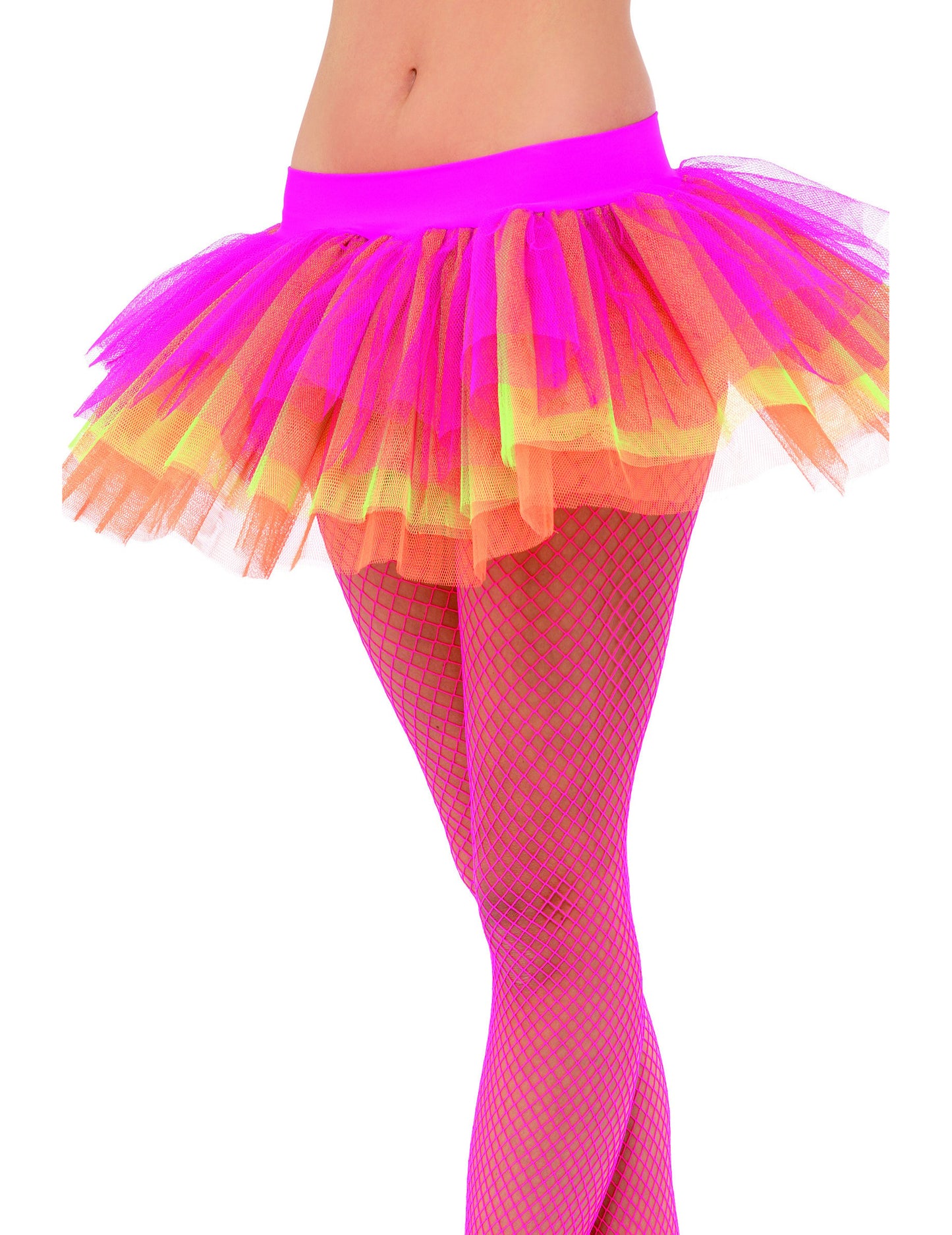 Fluo Multicolor Tutu на женската балерина